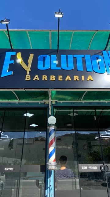 Fachada da Evolution Barbearia Campeche